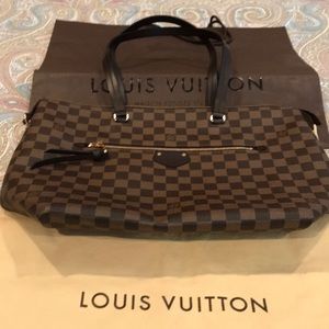 Louis Vuitton Damier Ebene Iena tote